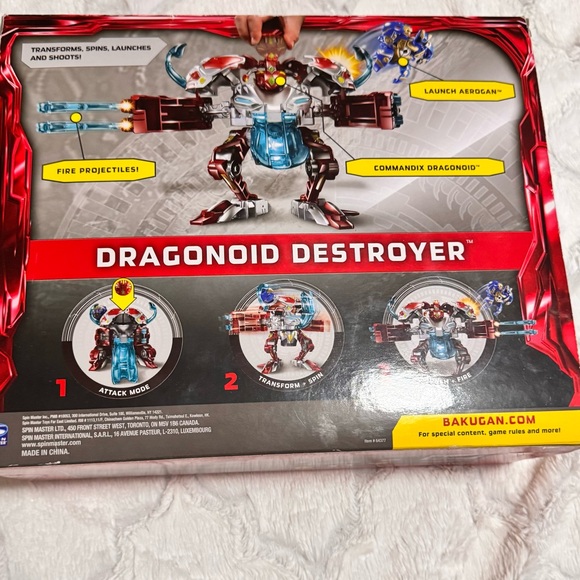 Bakugan Mechtanium Surge Dragonoid Destroyer + 2 Exclusive 2011 - Picture 4 of 6